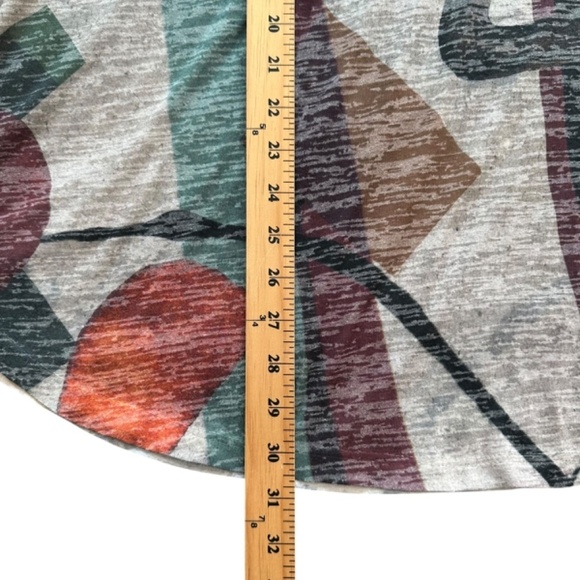 Jess & Jane Womens 3X Tunic Tee Milan Stretch Boho Artsy Art to Wear Unique - Picture 10 of 13